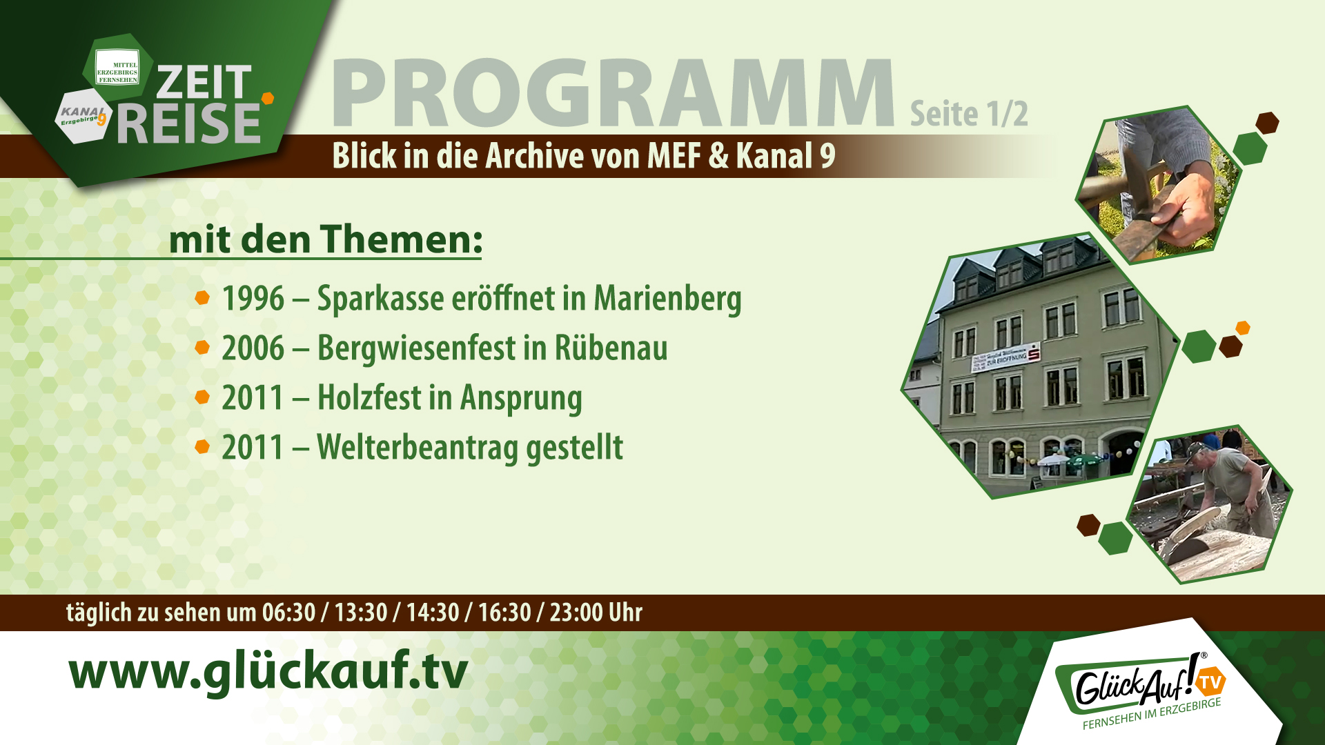 Glück Auf! TV - Zeitreise für die Woche vom 27.06.2026 bis 03.07.2026