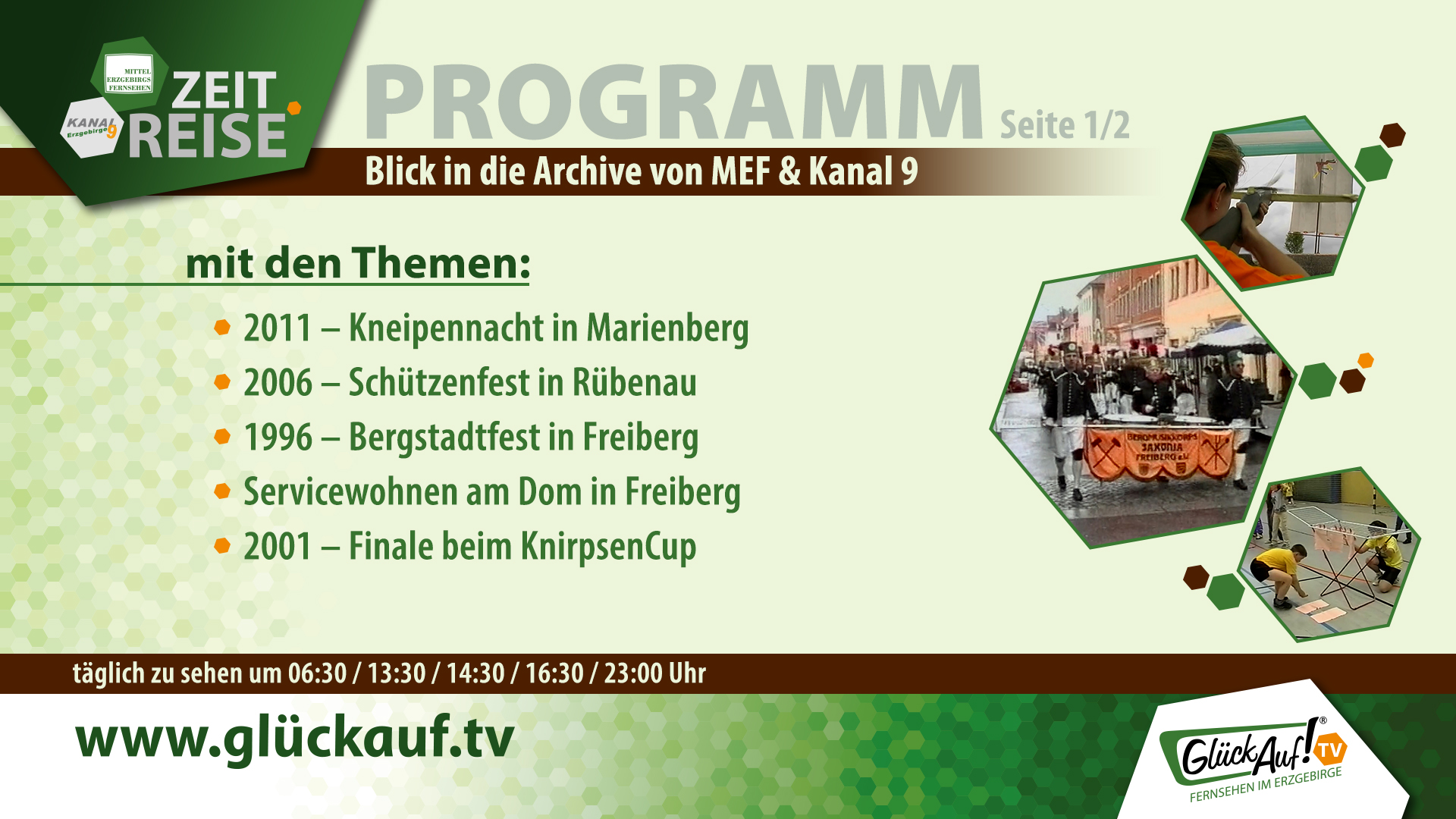 Glück Auf! TV - Zeitreise für die Woche vom 04.07.2026 bis 10.07.2026
