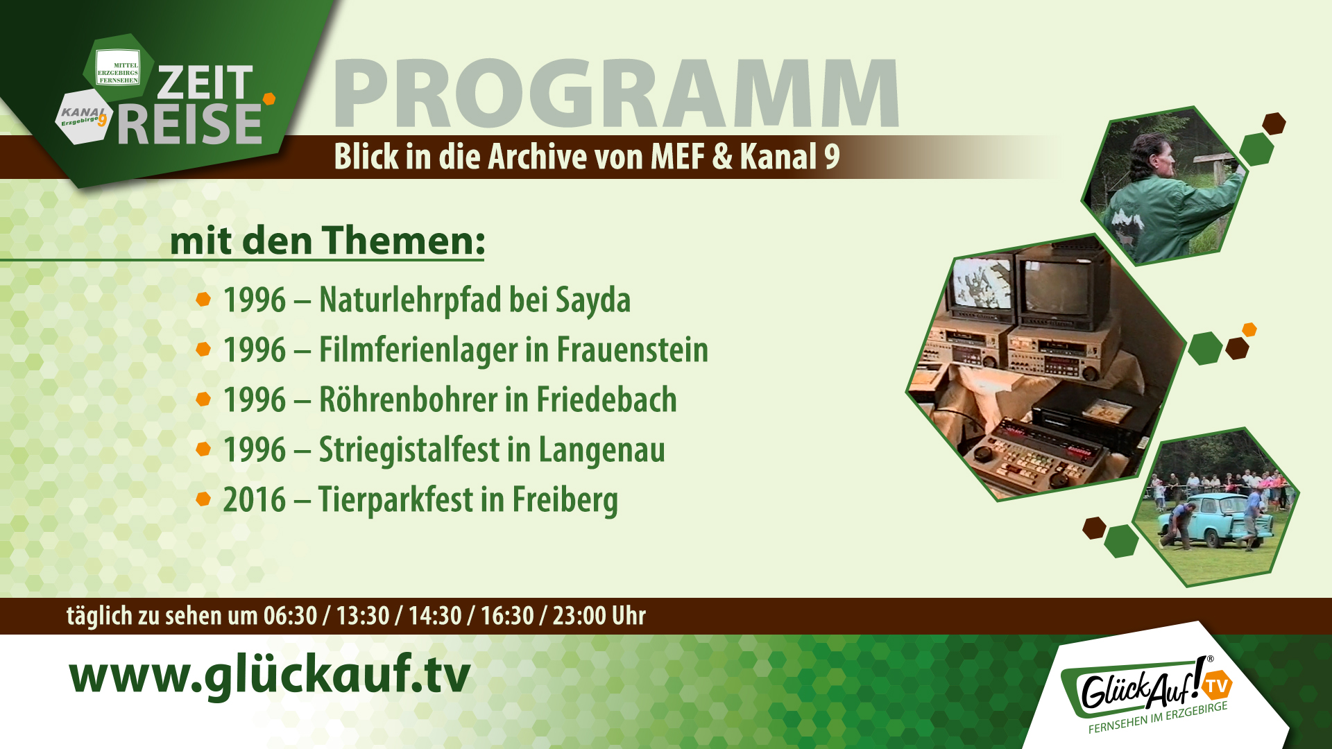 Glück Auf! TV - Zeitreise für die Woche vom 25.07.2026 bis 31.07.2026