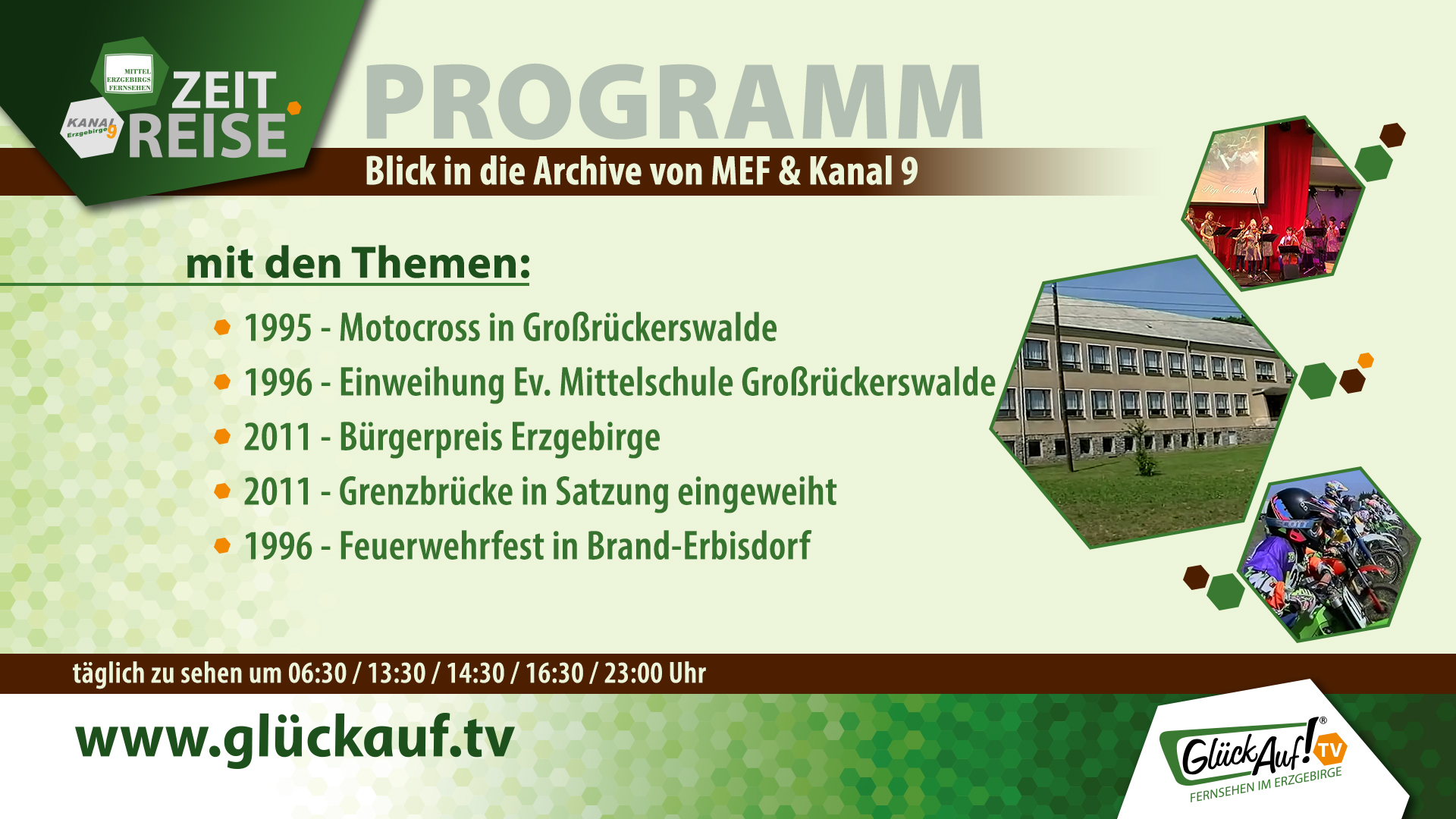 Glück Auf! TV - Zeitreise für die Woche vom 29.08.2026 bis 04.09.2026