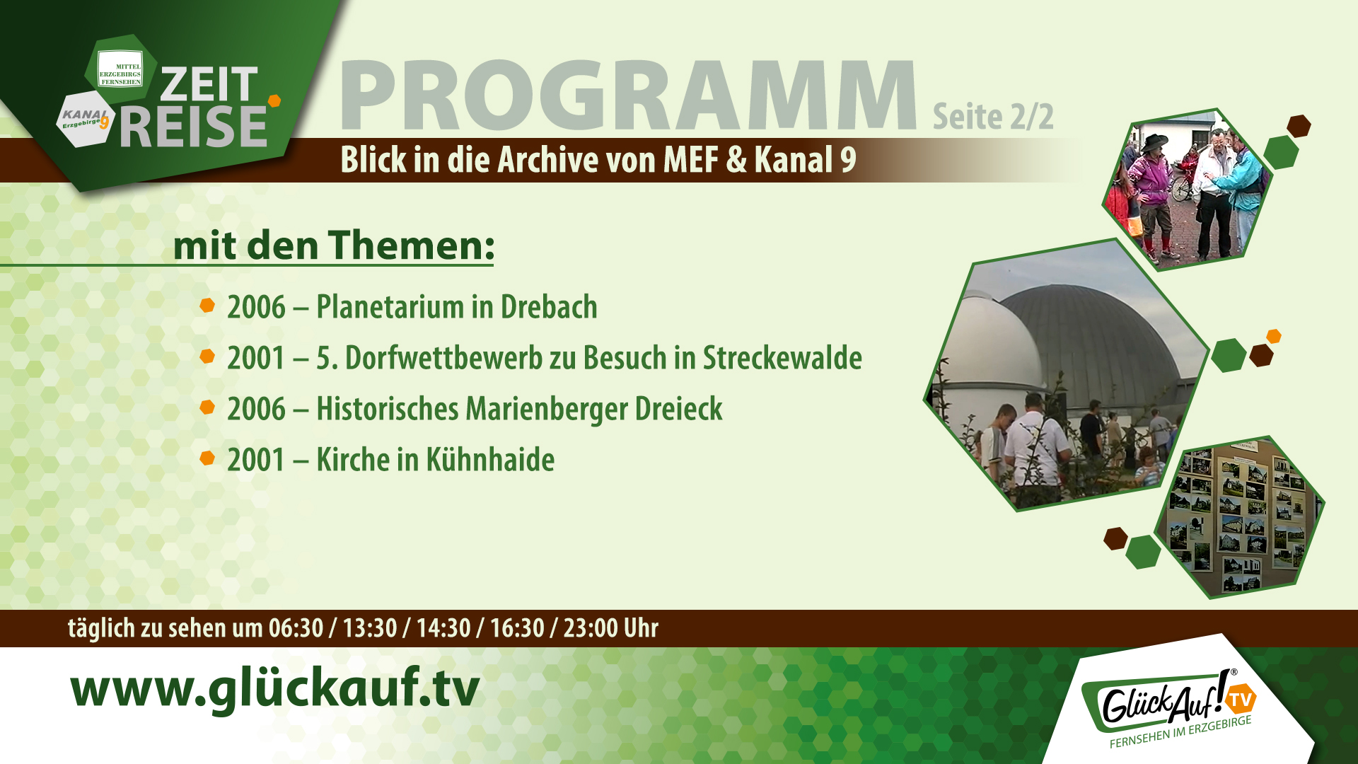 Glück Auf! TV - Zeitreise für die Woche vom 19.09.2026 bis 25.09.2026