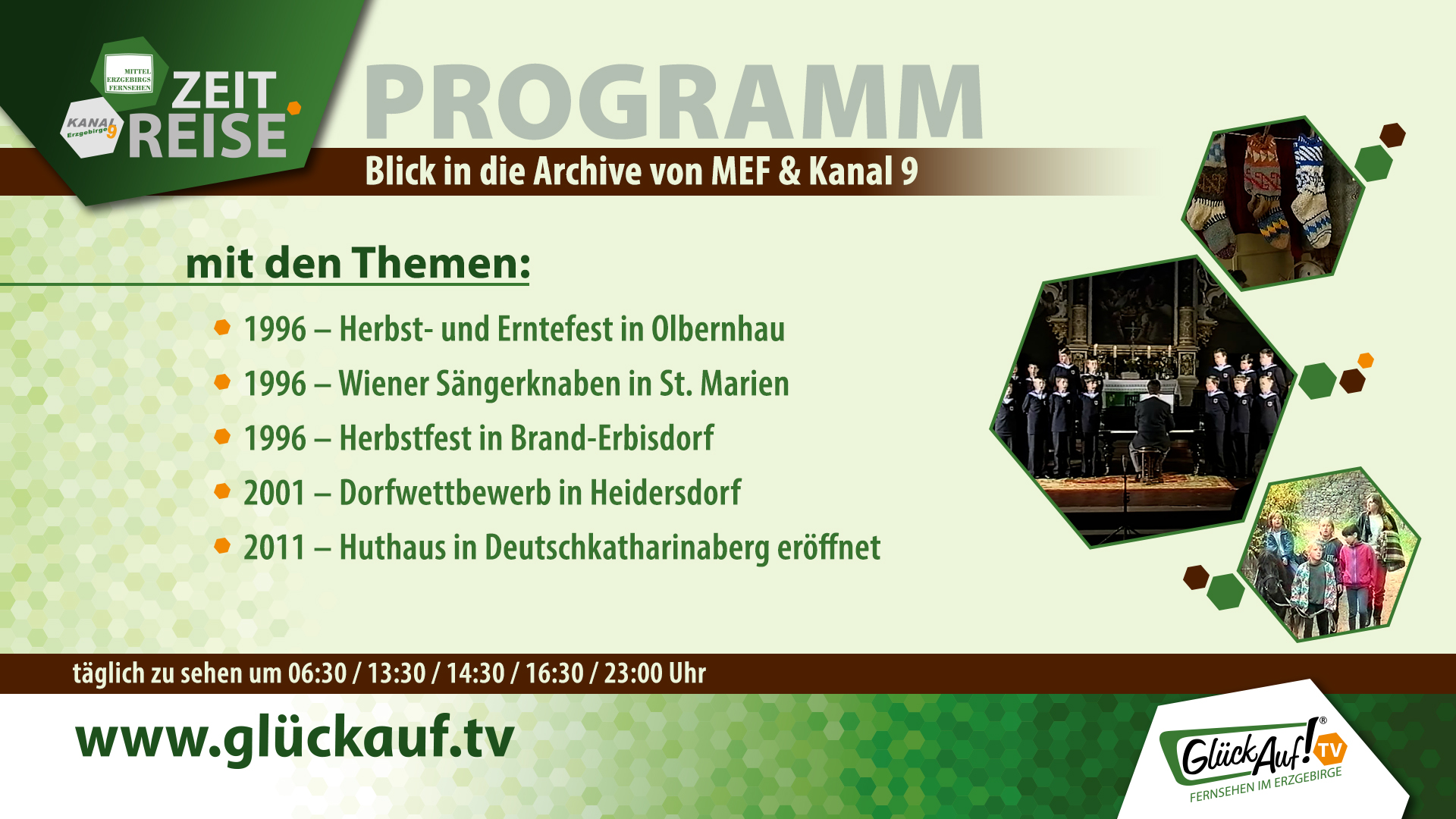 Glück Auf! TV - Zeitreise für die Woche vom 26.09.2026 bis 02.10.2026