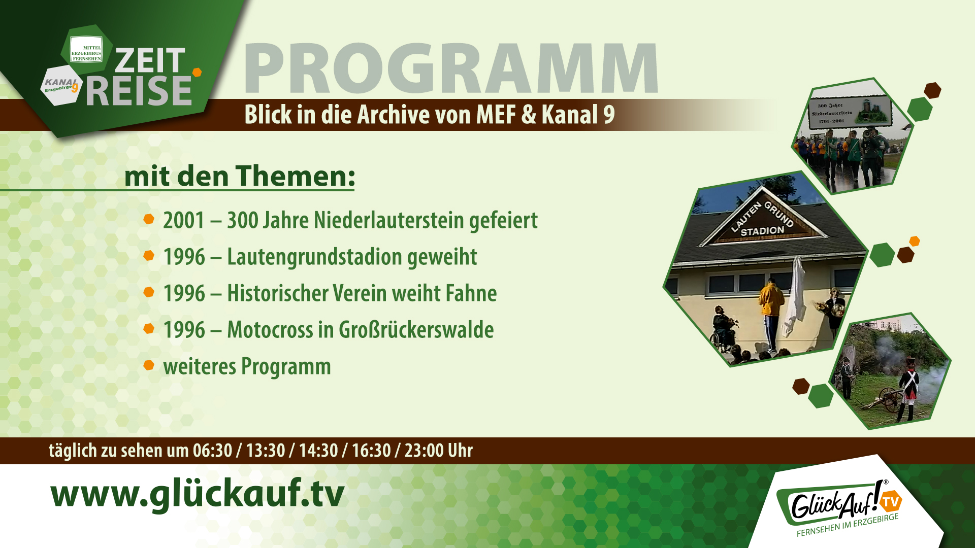 Glück Auf! TV - Zeitreise für die Woche vom 03.10.2026 bis 09.10.2026