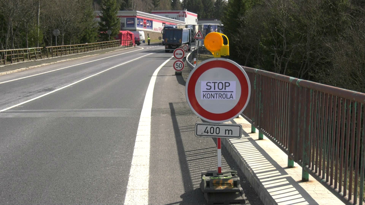 MEgional am 19. März 2020 mit den Grenzschließungen zu Tschechien