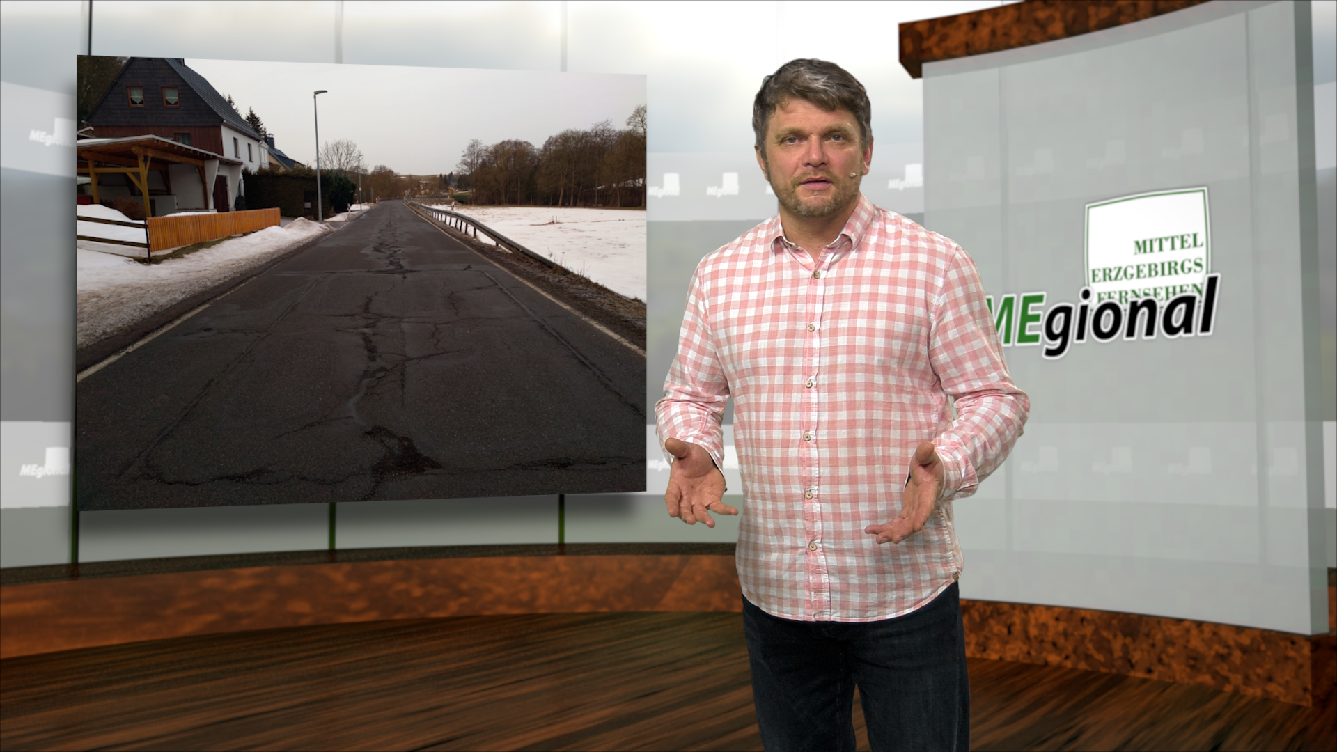 MEgional am 1. März mit löchrigen Kreisstraßen