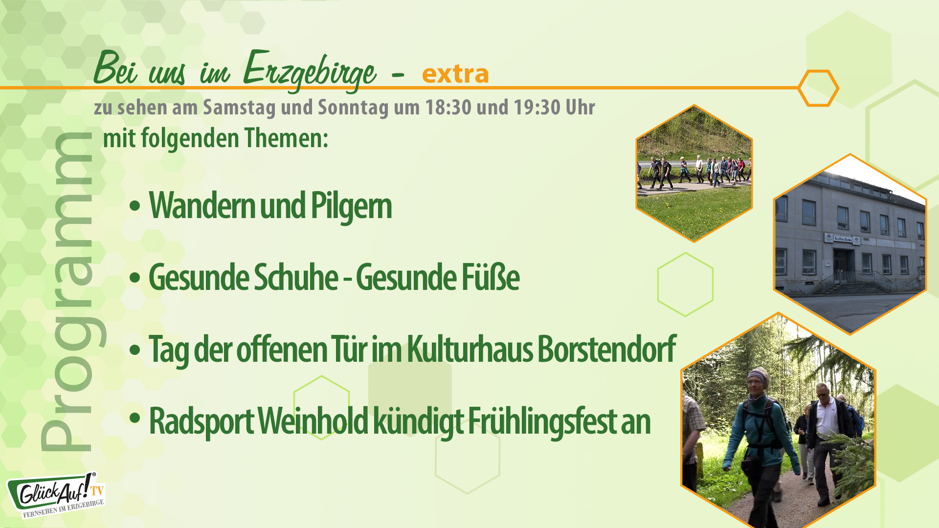 Bei uns im Erzgebirge - extra vom 20. und 21.04.2024