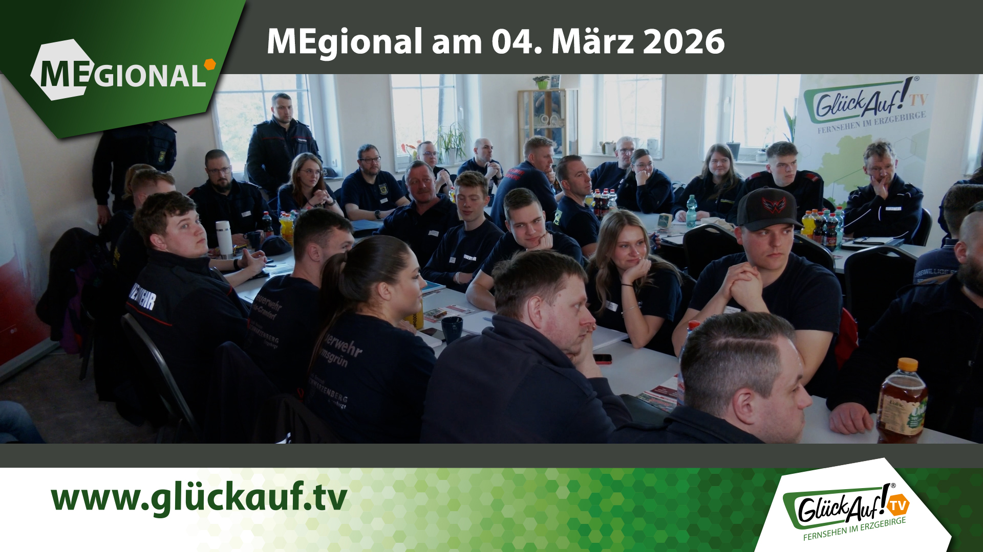 MEgional am 04. März mit dem Thema: Medienseminat beim Kreisfeuerwehrverband Erzgebirge