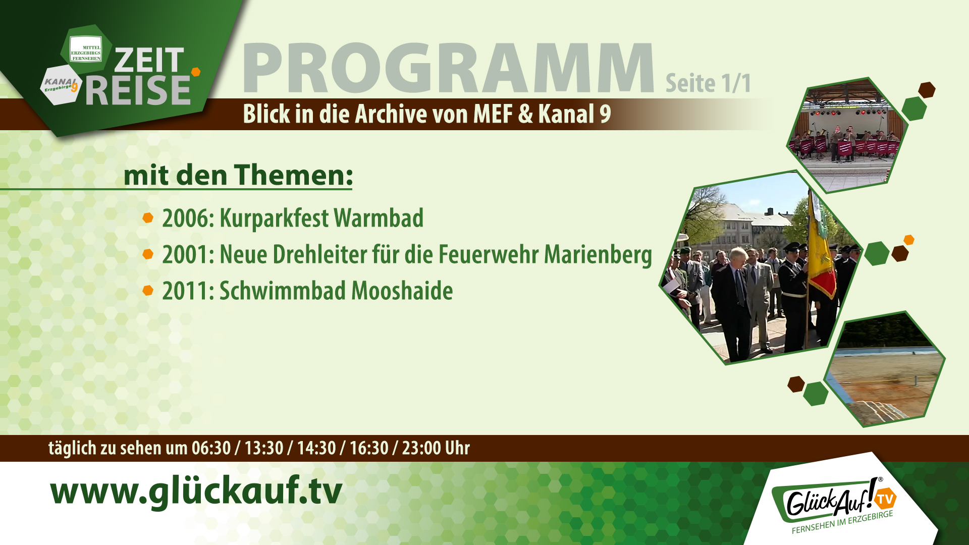 Glück Auf! TV - Zeitreise vom 09.05. bis 15.05.