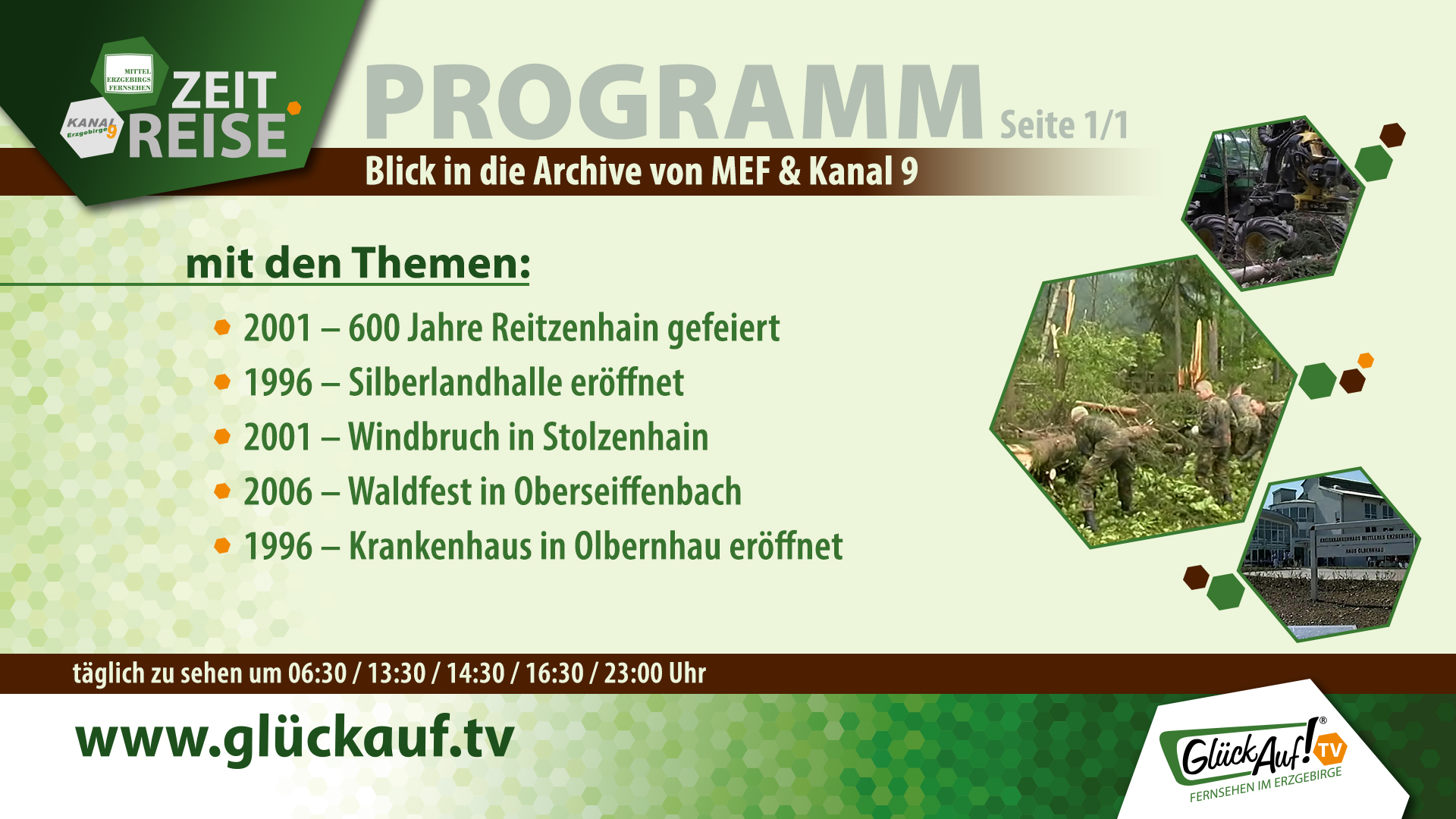 Glück Auf! TV - Zeitreise vom 06.06. bis 12.06. Glück Auf! TV - Zeitreise vom 06.06. bis 12.06.